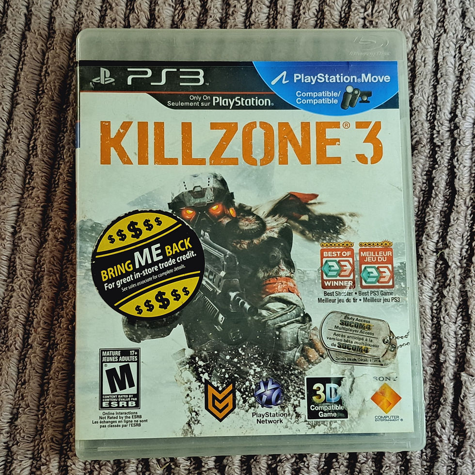 Playstation 3 - Kill Zone 3 Clear case