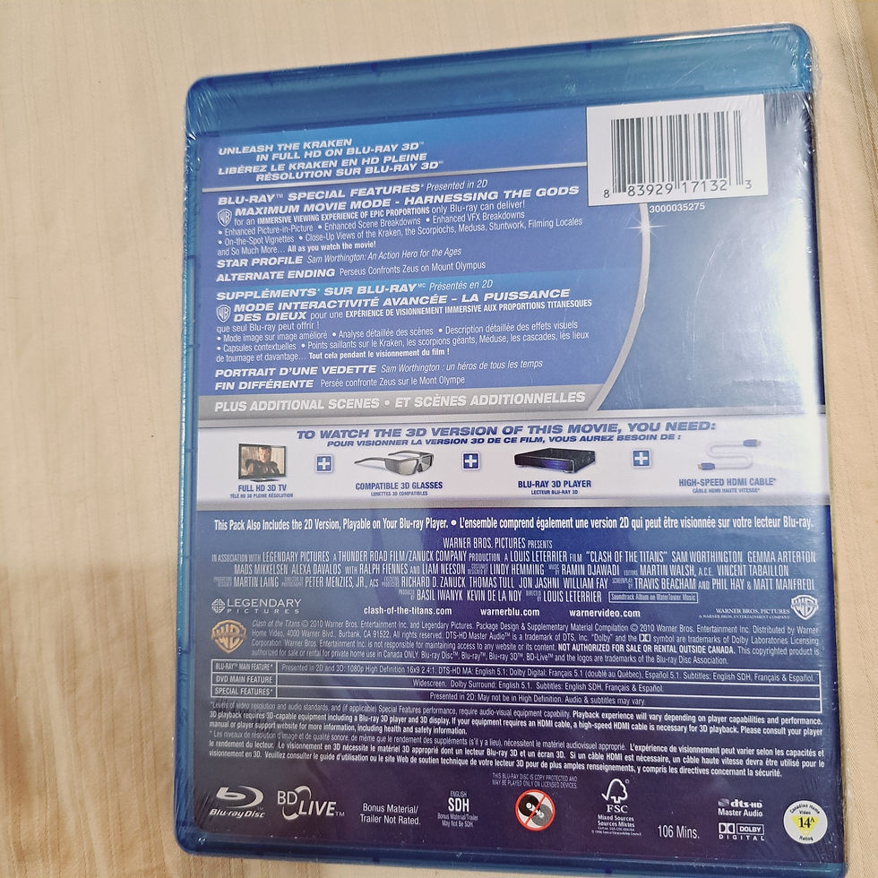 Thumbnail: Blu-Ray - Clash of the Titans 3D