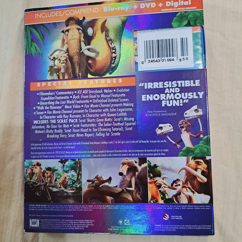 Thumbnail: Blu-Ray - Ice Age Dawn of the Dinosaur