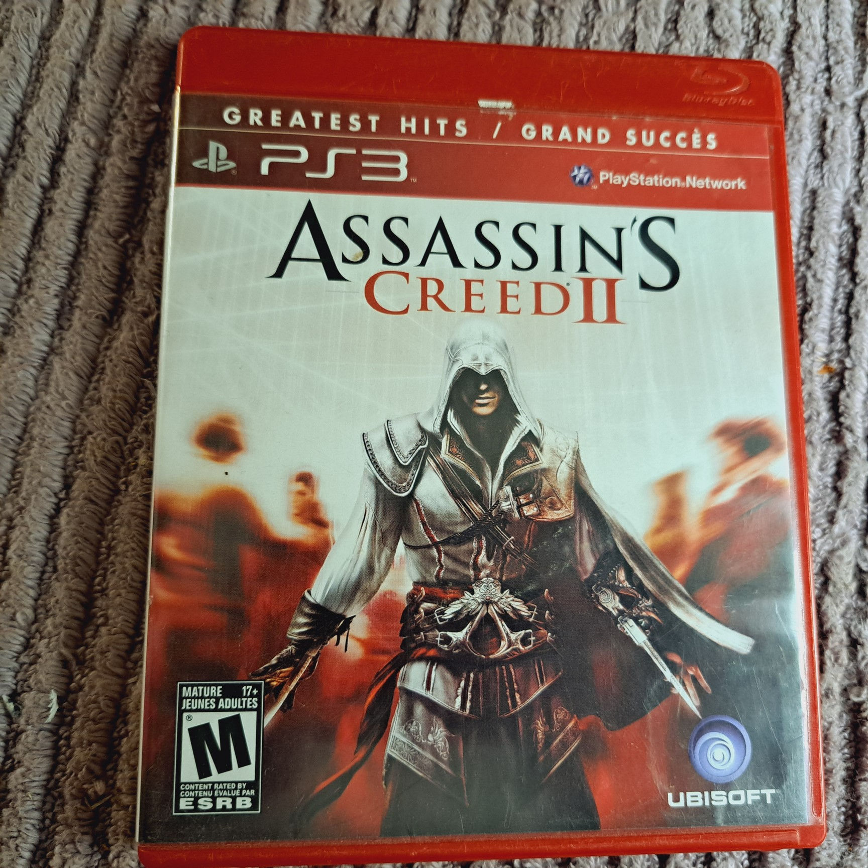 Playstation 3 - Assassin's Creed II Greatest hits red case