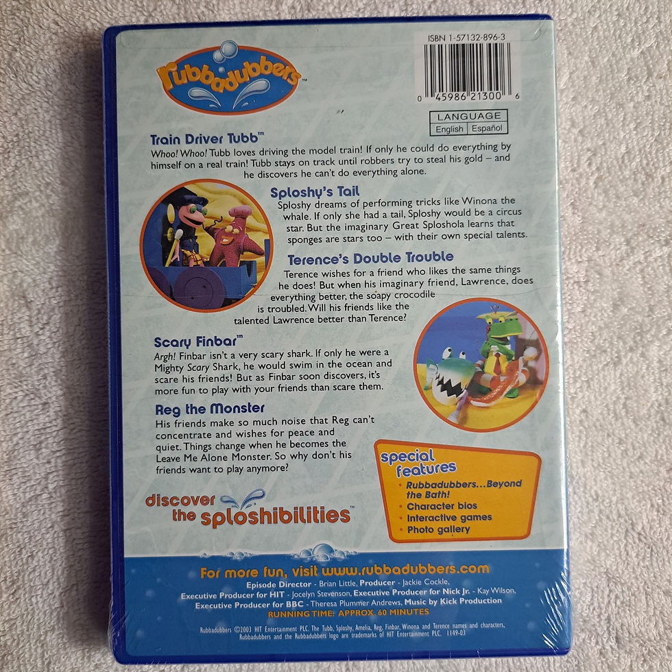 Thumbnail: DVD Animated - Rubbadubbers Here come the Rubbadubbers