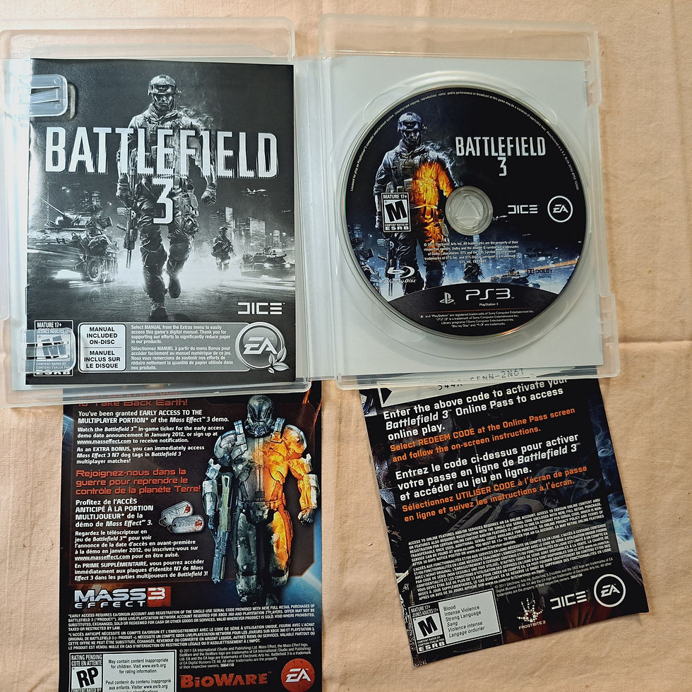 Thumbnail: Playstation 3 - Battlefield 3