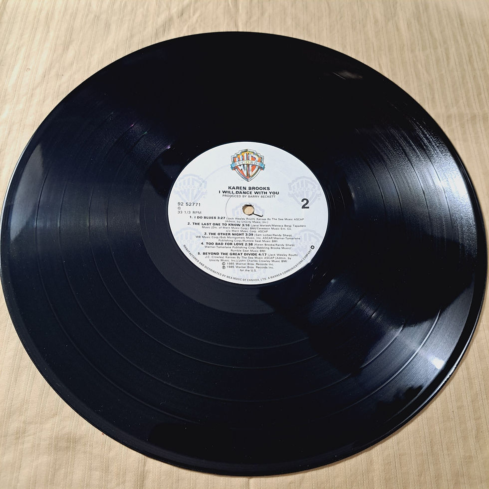 Thumbnail: ALBUMS - Karen Brooks I will dance with you vinyl LP record