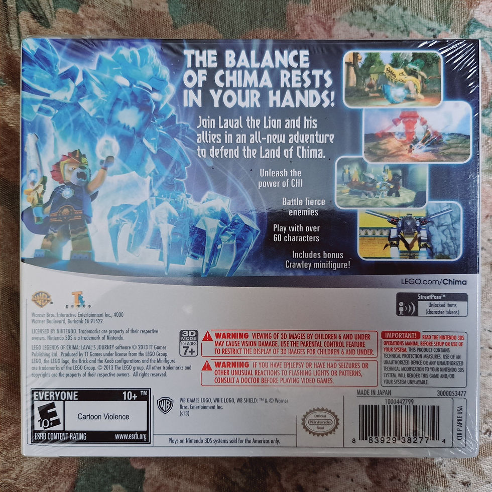 Thumbnail: Nintendo 3DS - Chima Laval's journey Lego - AUTHENTIC