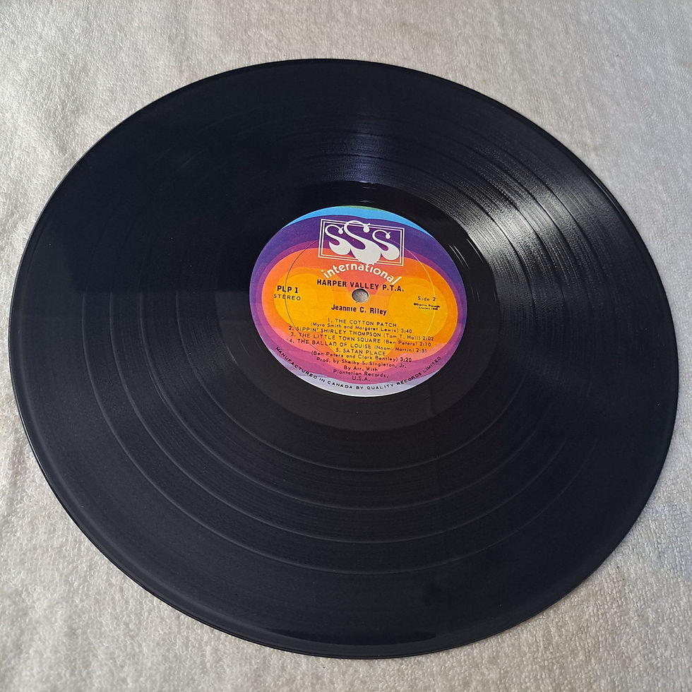 Thumbnail: ALBUMS - Jeannie C. Riley Harper Valley P.T.A. vinyl album LP record