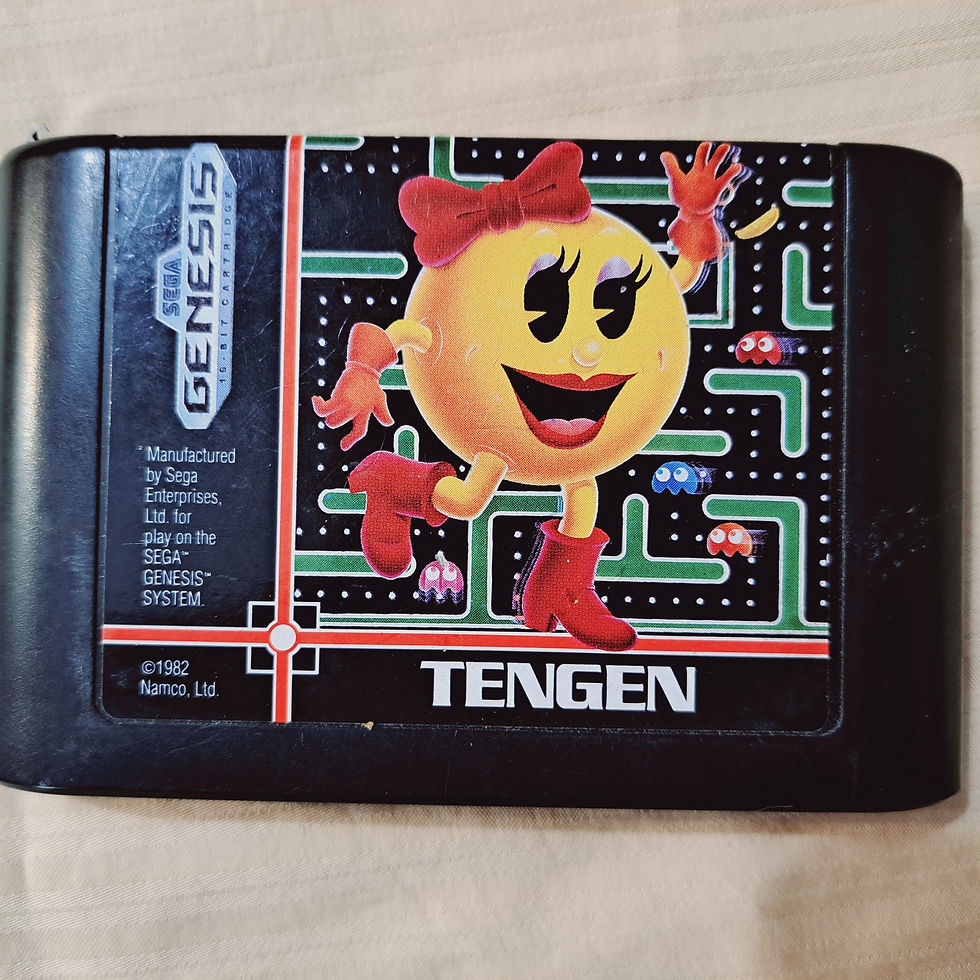 Sega Genesis - Ms. Pac-Man - AUTHENTIC