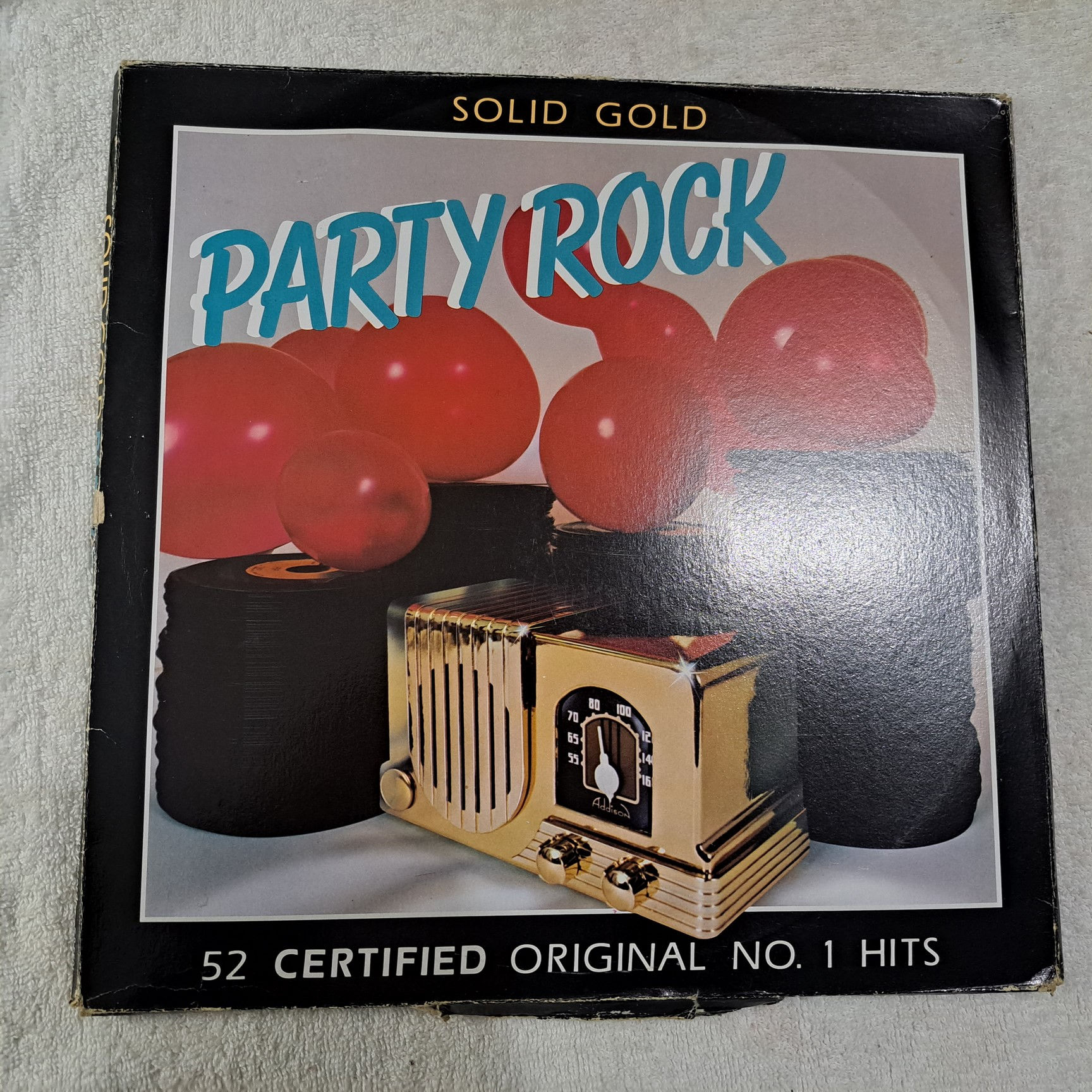 ALBUMS - Solid gold party rock 52 certified original no. 1 hits vinyl LP record