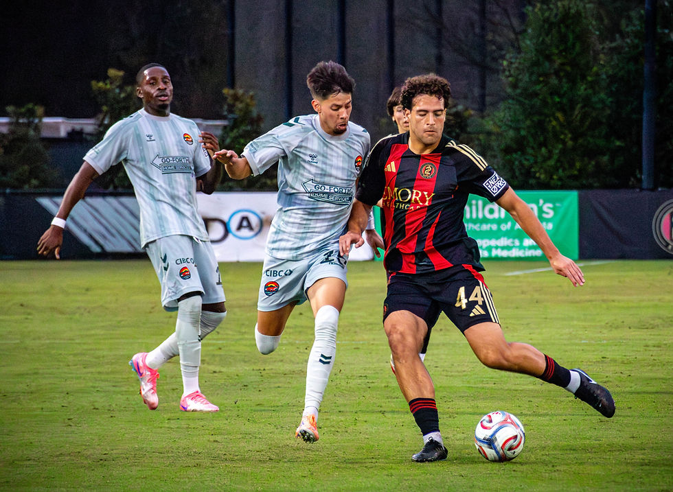 Daniel Chica for Atlanta United 2 in Athens GA at the Turner Soccer Complex