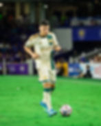 Baez consistently put Orlando under pressure as he got forward and made things happen. (photo: Travis Nguyen for Footy Daily Network)