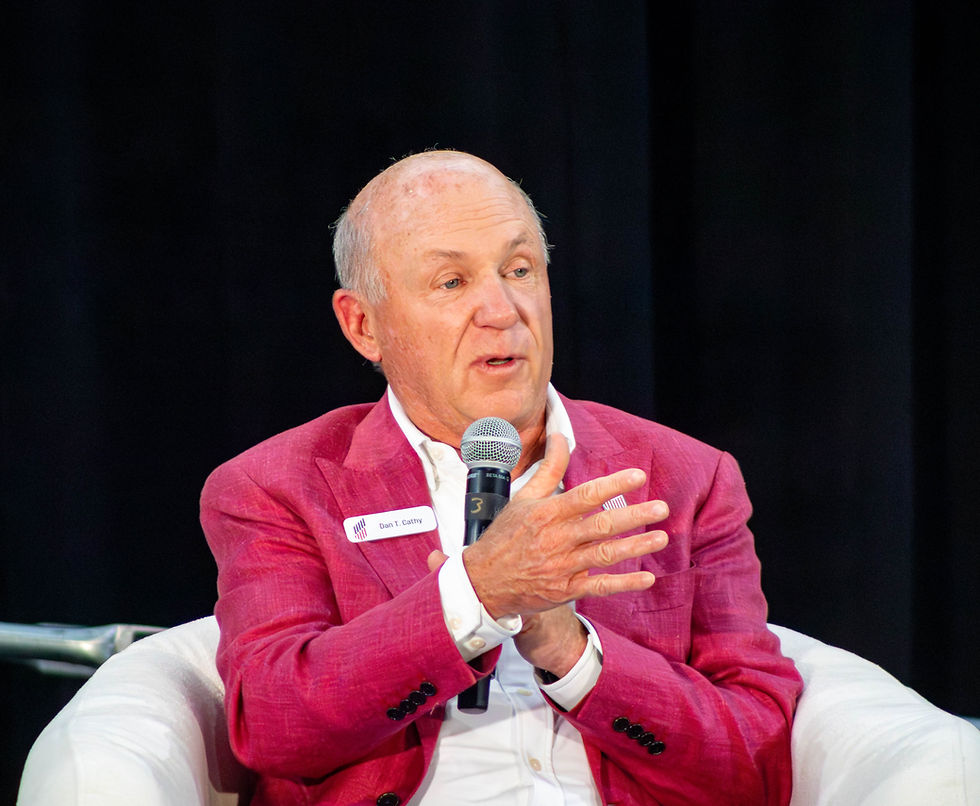 Dan Cathy speaking at the opening ceremony for the Arthur M. Blank National Training Center
