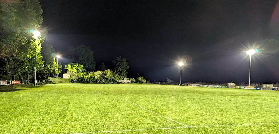 Neues Licht im Werrastadion