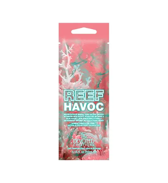 Devoted Creations Reef Havoc Dark Tanning Lotion .5 oz Packet