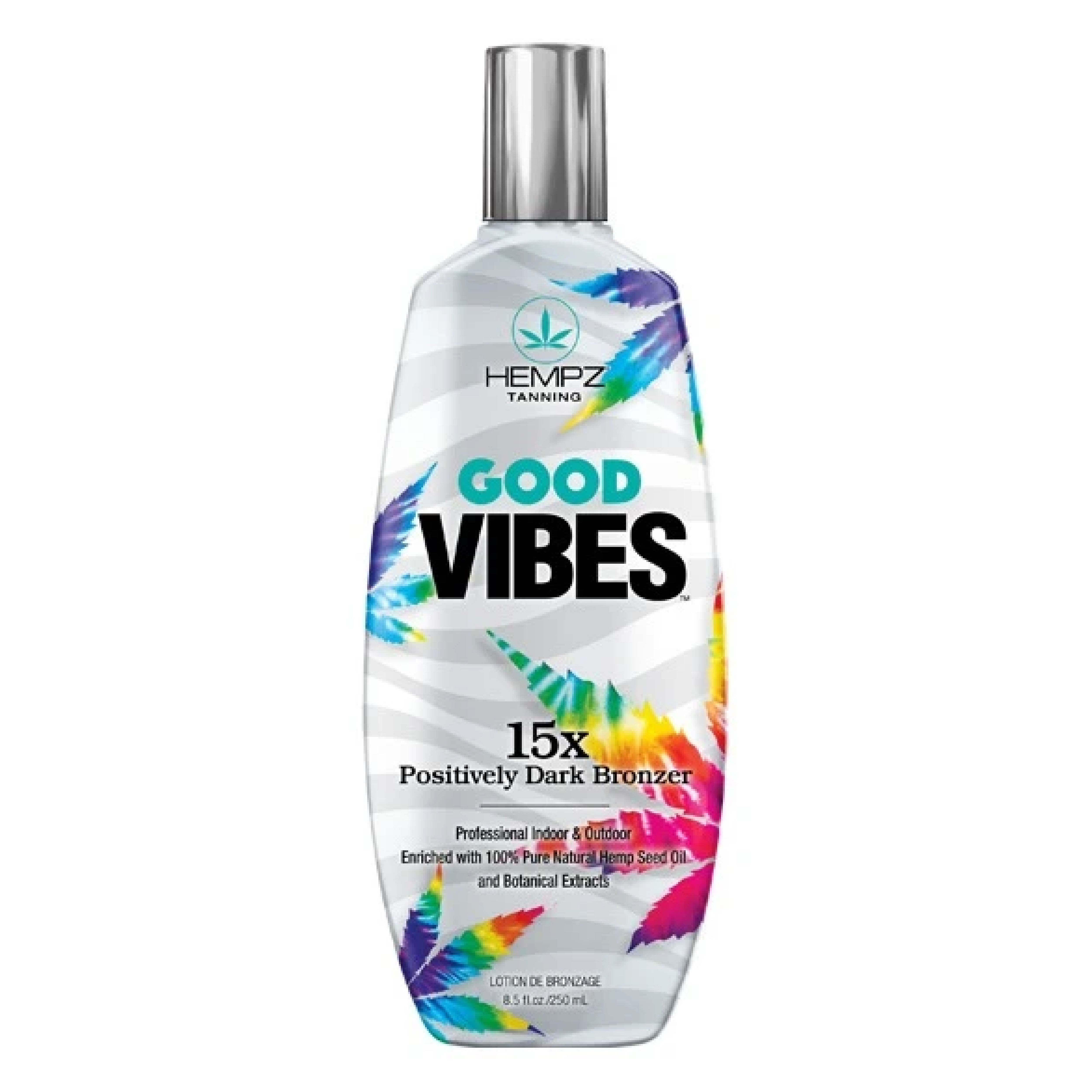 Hempz Good Vibes 15X Positively Dark Bronzer 8.5oz.