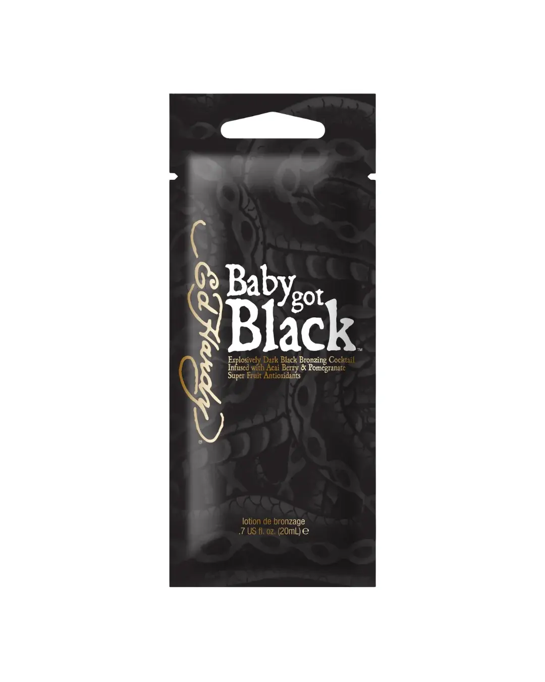 Ed Hardy Baby Got Black Tanning lotion - .5 oz.1