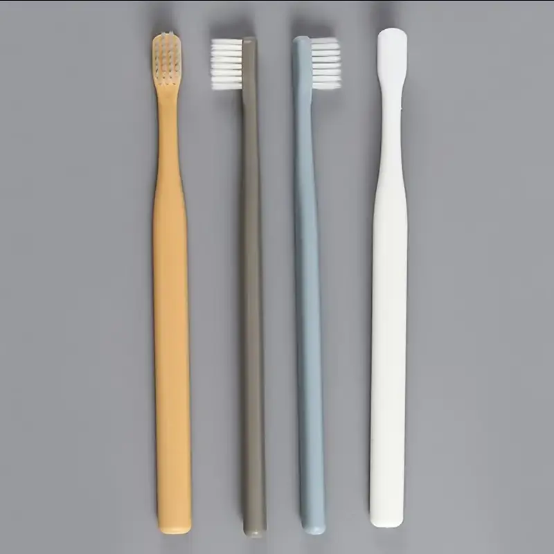 Thumbnail: Soft-Bristled Manual Toothbrush Set for Adults (4pcs)