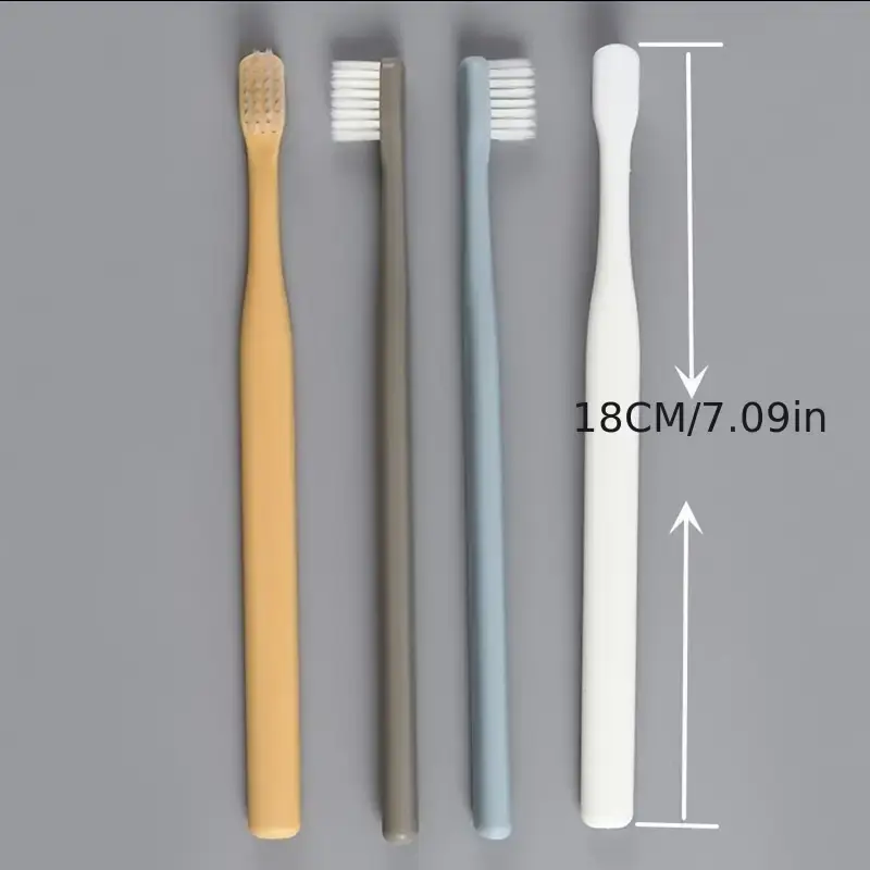 Thumbnail: Soft-Bristled Manual Toothbrush Set for Adults (4pcs)