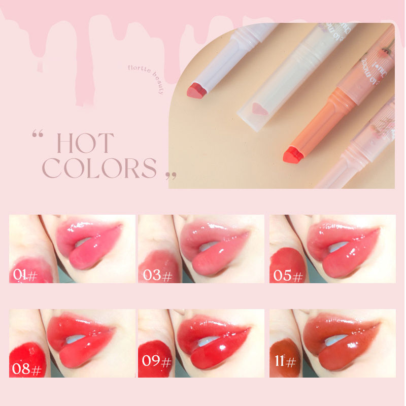Thumbnail: FLORTTE First Kiss Love Stick Lipstick Pen with Mirror