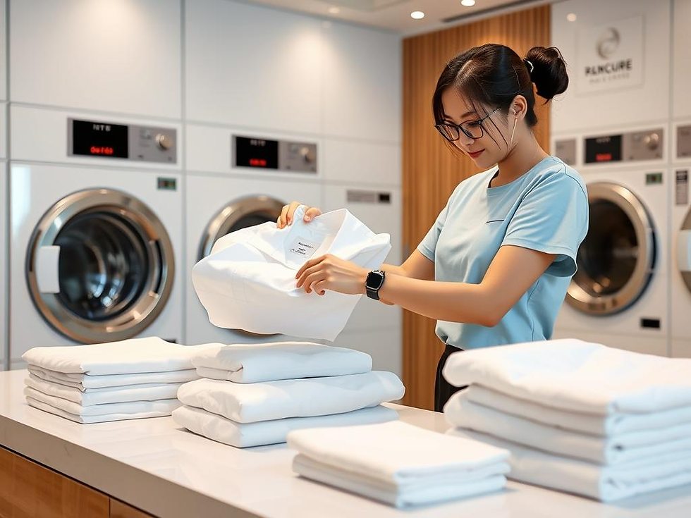 Услуги по стирке складного белья