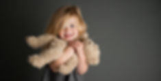 Girl and stuffed animal