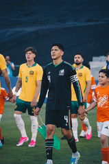 Mexico secured 1–0 win over Australia in Preparation for the World Cup at the Rose Bowl | Photograph