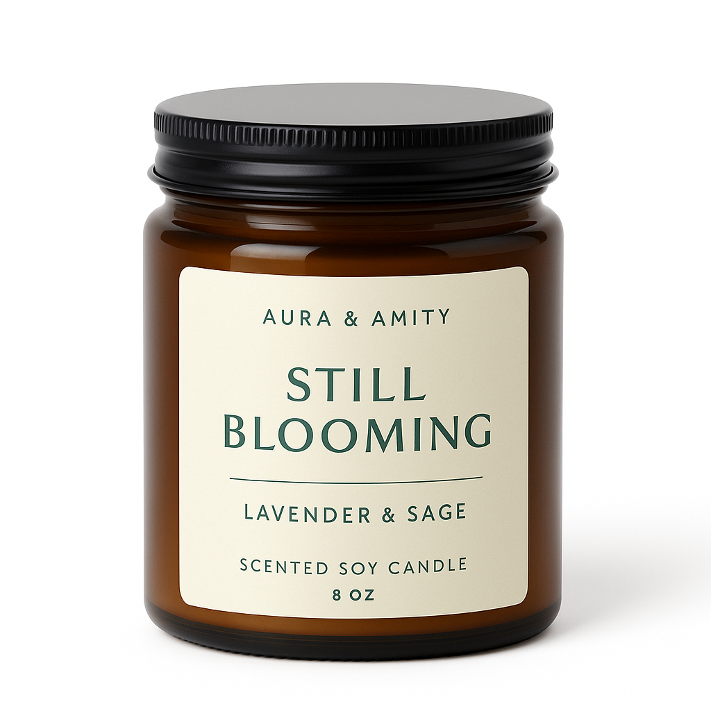 Lavender and Sage Soy Candle
