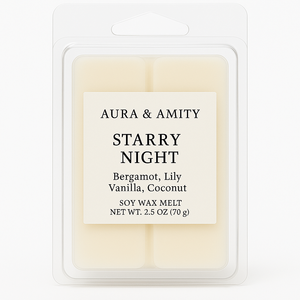 Starry Night Soy Wax Melts | Luxury Flameless