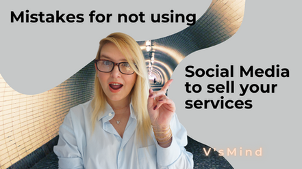 Mistakes for not using social media to sell your services