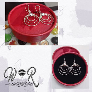 Aretes Largos Circulares