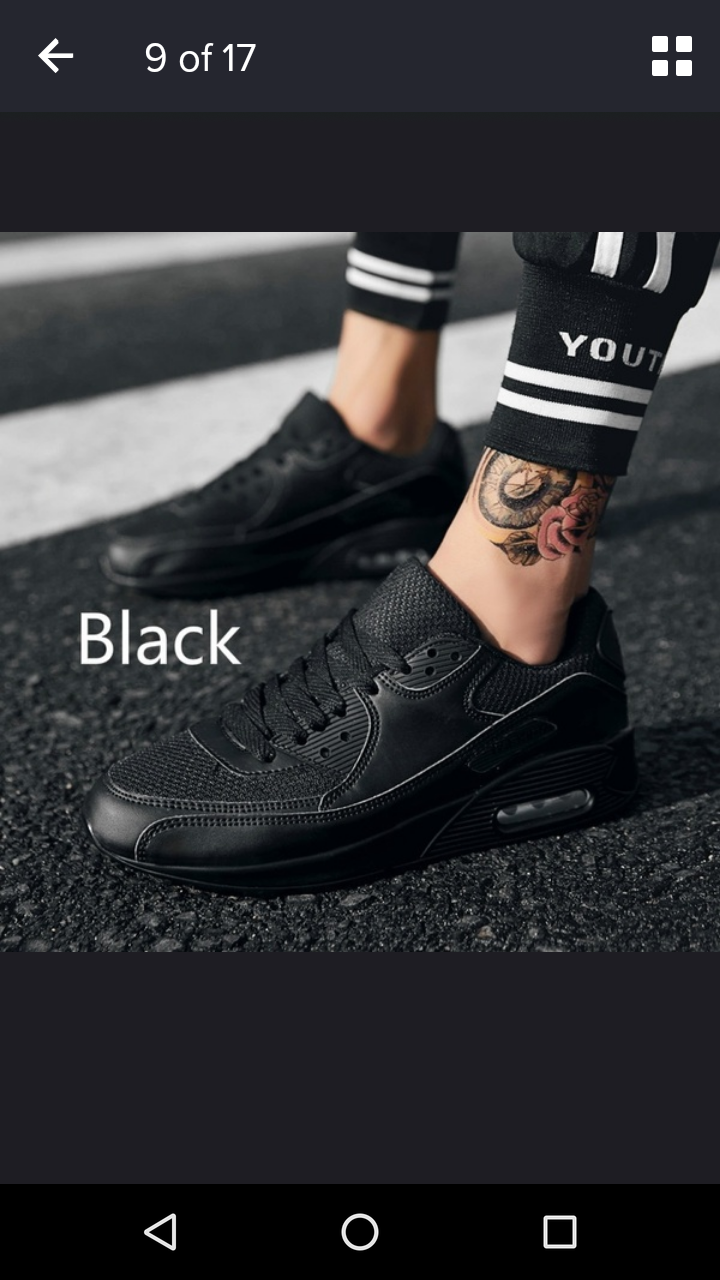 Thumbnail: Men Women Air Cushion Max 90 Sport Shoes Running Shoes Sneakers for Sale Size 36
