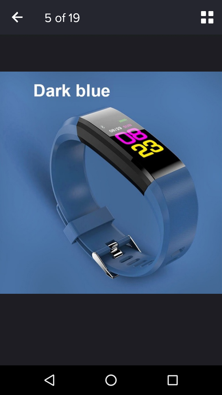 Thumbnail: ID115 Plus Color Screen Fitness Tracker Activity trackers with Heart Rate Monito