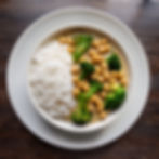 Creamy Broccoli & Chickpeas s/w Quinoa