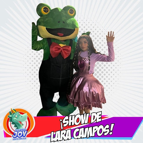 Show de Lara Campos para fiestas infantiles