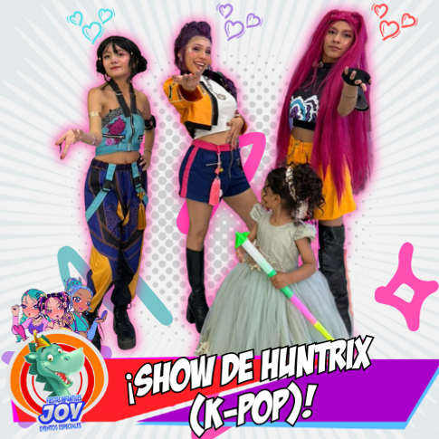 Show de Huntrix (K-Pop) para fiestas infantiles