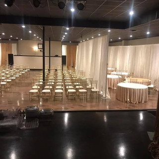 Ceremony & reception setup