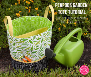 Divided Garden Tote – Free Sewing Tutorial + PDF Pattern