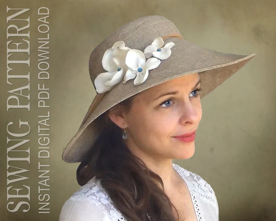 Sew a Bird's Nest Hat or Broad Brim Sun Hat  