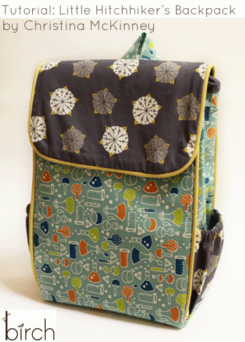 Little Hitchhiker's Backpack sewing tutorial