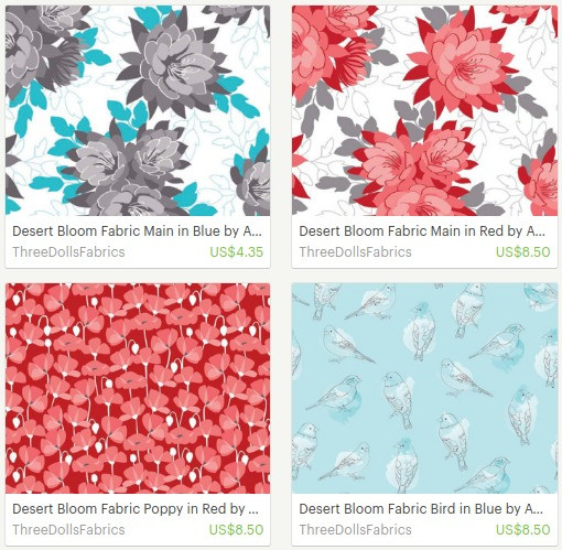 Desert Bloom cotton fabric
