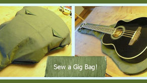 Sew a Gig Bag for a Guitar, Bass, Ukulele, or Banjo – Free Tutorial