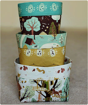 Household Storage Bins – Free Sewing Tutorial