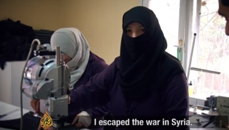 Syrian Seamstresses Send Sewing Home
