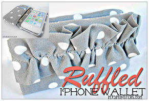 Ruffled iPhone Wallet