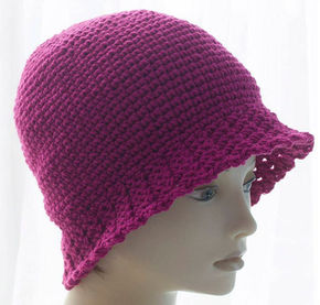 Crochet a Vintage-Style Flapper Hat
