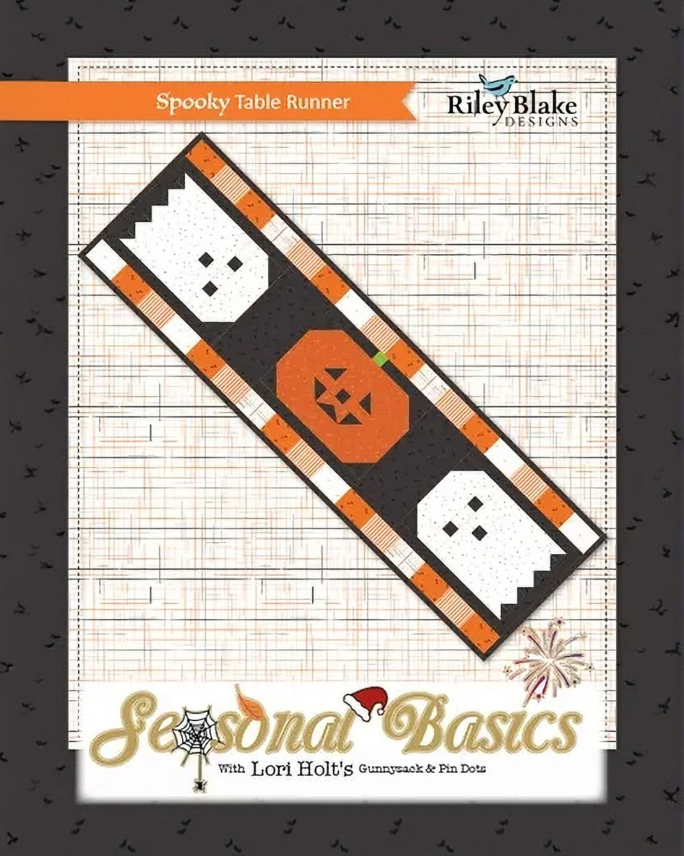 Spooky Halloween Table Runner - Free PDF Pattern 