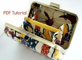Vintage-Style Hard Case Clutch Purse – PDF Sewing Tutorial