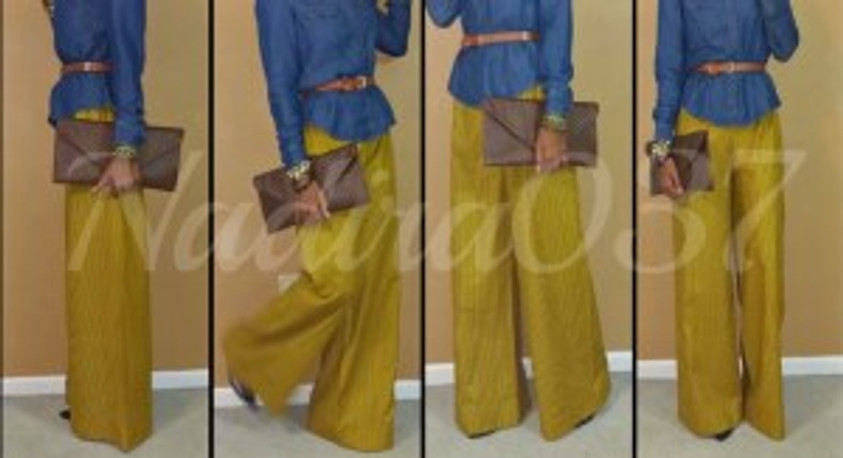 How to Sew Wide Leg Pants - a Free Beginner Sewing Tutorial