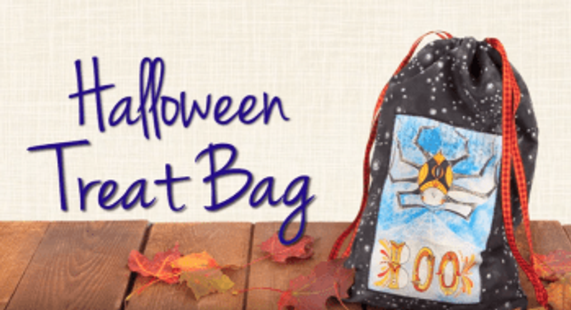 Sew an Easy Drawstring Trick-or-Treat Bag