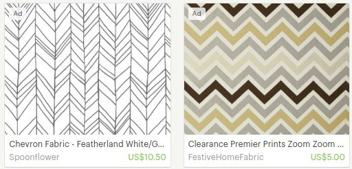 chevron fabrics