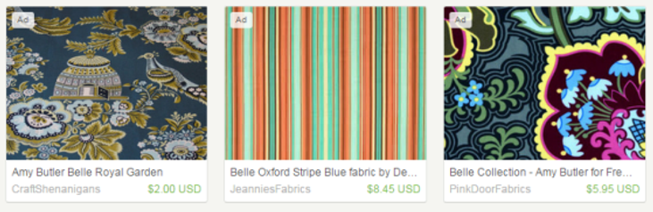 amy butler belle fabric on Etsy