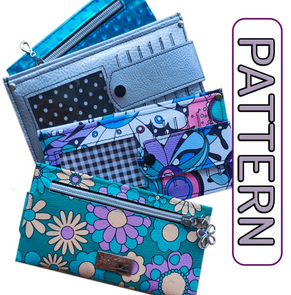 The Sew Easy Wallet PDF Sewing Pattern by KiteCoCreates